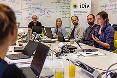 At iDiv, researchers from a wide range of disciplines from Central Germany and all over the world pool their knowledge. (Picture: Swen Reichhold/iDiv)
