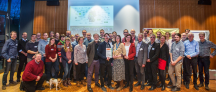 sMon Team receiving the price "Project of the UN Decade on Biodiversity" (January 2020)