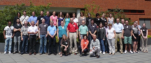 Das internationales Synthesezentrum sDiv hatte das Konsortium der „Mykorrhiza Genom Initiative (MGI)“ im Juli 2013 zu einem Workshop nach Leipzig eingeladen, wo an dem Artikel für „Nature Genetics“ gemeinsam gearbeitet wurde. Foto: Carolin Kögler/ iDiv
