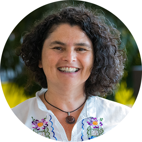 Portrait of Anne Cristina de la Vega-Leinert (Photo: Stefan Bernhardt/iDiv)