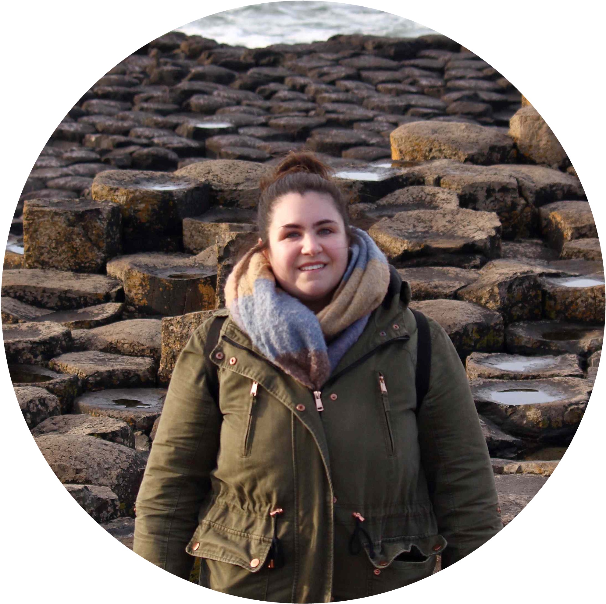 Gemma Benevento at The Giants Causeway, Ireland. (Photo: John Clarke/Gemma Benevento)